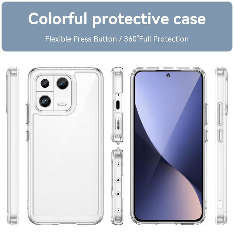 For Xiaomi 13 Colorful Series Acrylic + TPU Phone Case