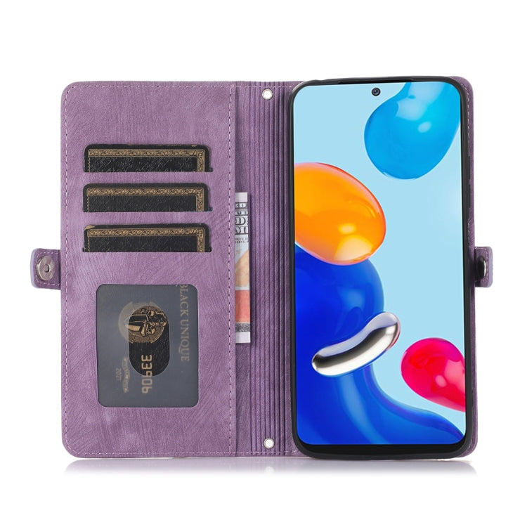 For Xiaomi Redmi A1+ Zipper Card Slot Buckle Wallet Leather Phone Case