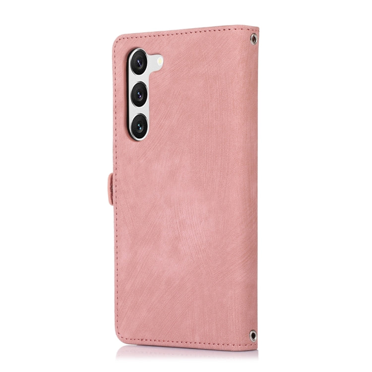 For Samsung Galaxy S23+ 5G Zipper Card Slot Buckle Wallet Leather Phone Case