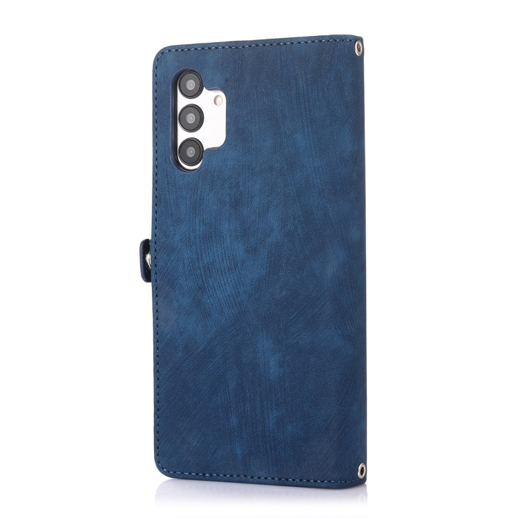 For Samsung Galaxy A13 4G / 5G Zipper Card Slot Buckle Wallet Leather Phone Case