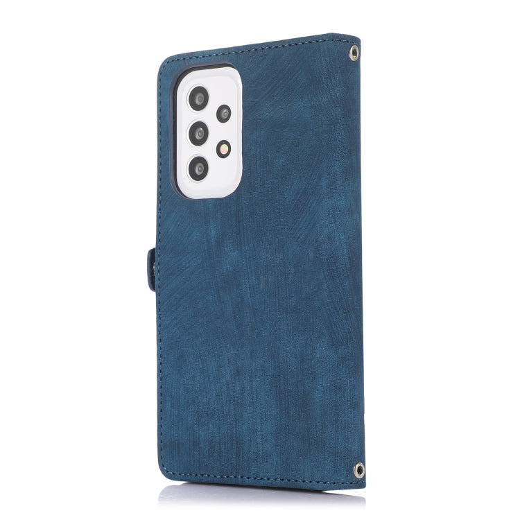 For Samsung Galaxy A33 5G Zipper Card Slot Buckle Wallet Leather Phone Case