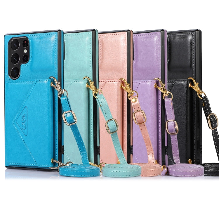 For Samsung Galaxy S23+ 5G Cross-body Wallet Card Bag Leather Phone Case