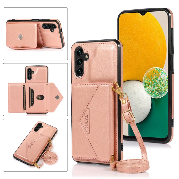 For Samsung Galaxy A13 5G Cross-body Wallet Card Bag Leather Phone Case