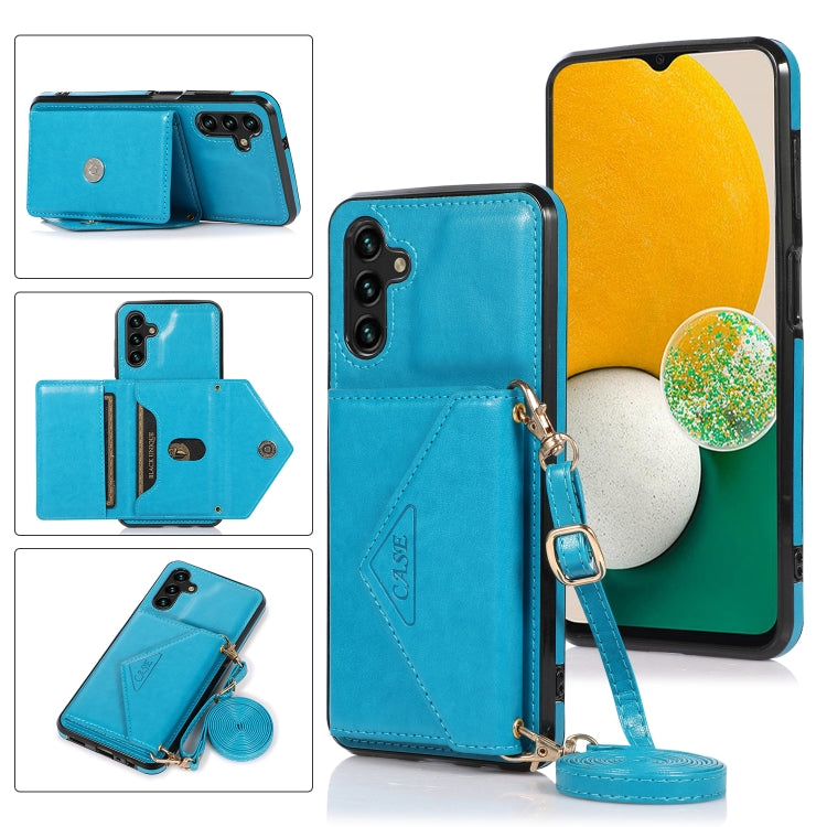 For Samsung Galaxy A13 5G Cross-body Wallet Card Bag Leather Phone Case