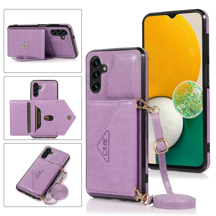 For Samsung Galaxy A13 5G Cross-body Wallet Card Bag Leather Phone Case