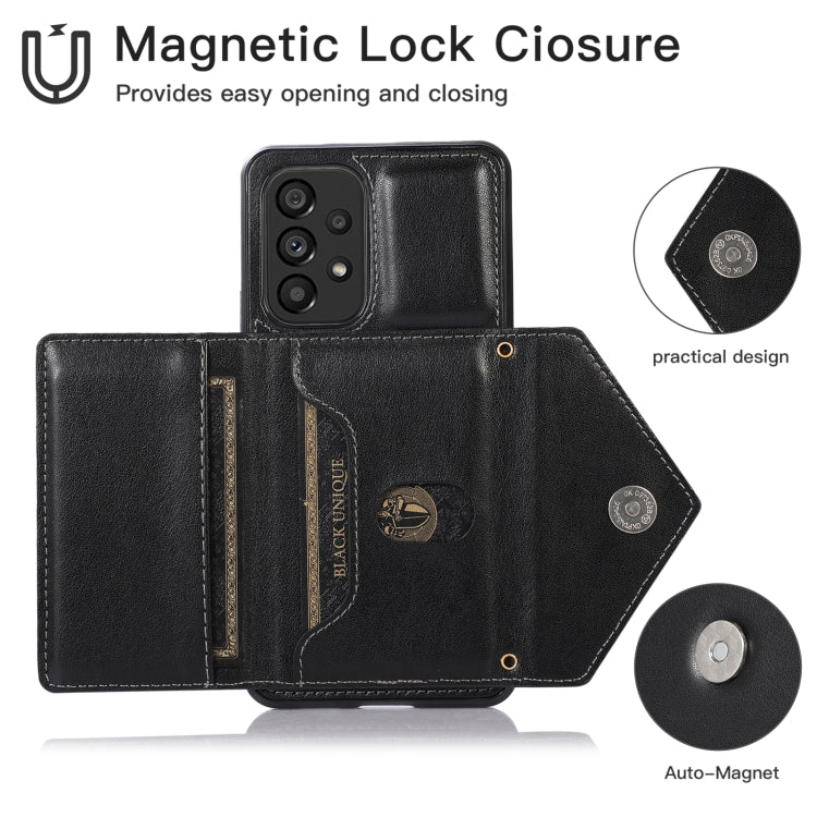 For Samsung Galaxy A33 5G Cross-body Wallet Card Bag Leather Phone Case