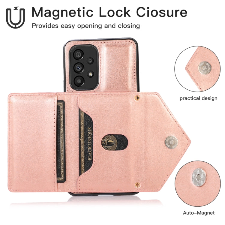 For Samsung Galaxy A33 5G Cross-body Wallet Card Bag Leather Phone Case