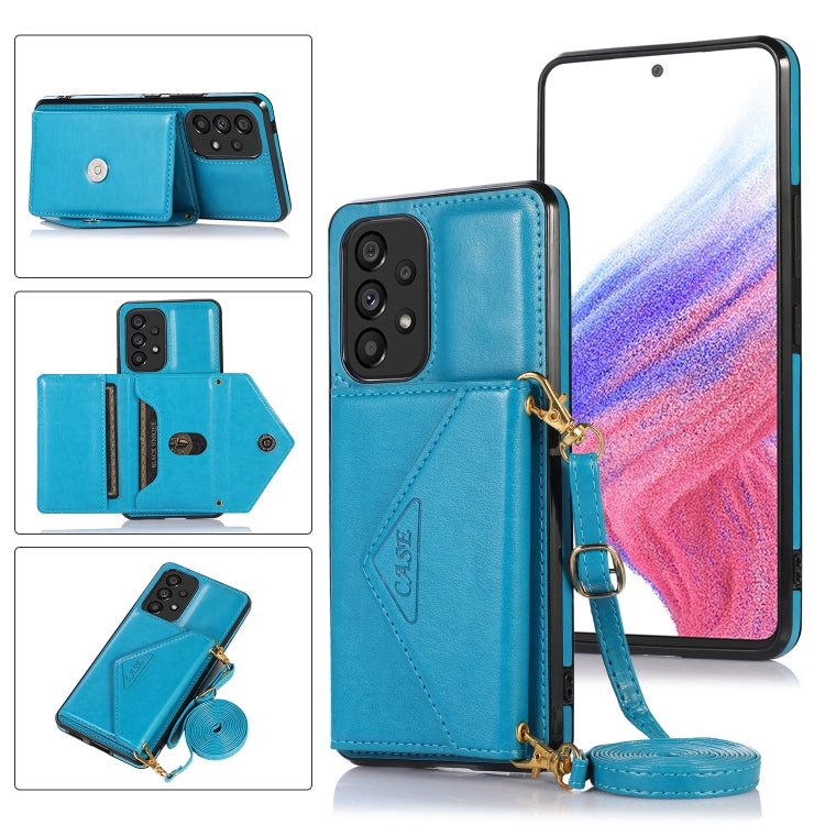 For Samsung Galaxy A33 5G Cross-body Wallet Card Bag Leather Phone Case
