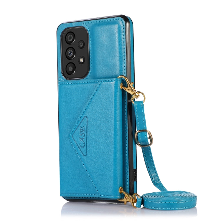 For Samsung Galaxy A33 5G Cross-body Wallet Card Bag Leather Phone Case