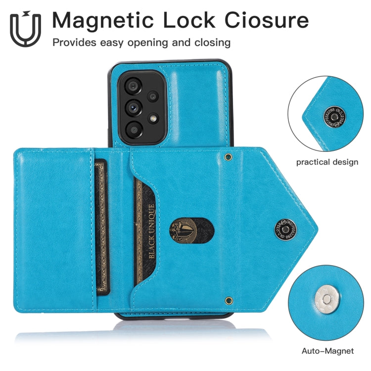 For Samsung Galaxy A33 5G Cross-body Wallet Card Bag Leather Phone Case