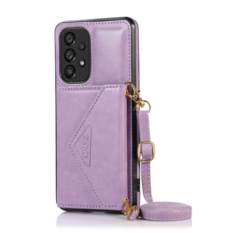 For Samsung Galaxy A33 5G Cross-body Wallet Card Bag Leather Phone Case