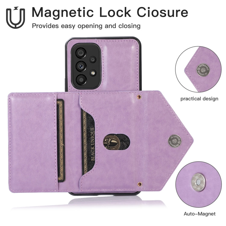 For Samsung Galaxy A33 5G Cross-body Wallet Card Bag Leather Phone Case