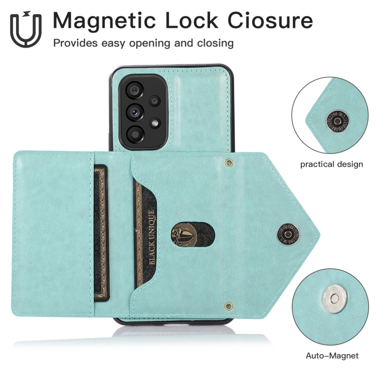 For Samsung Galaxy A33 5G Cross-body Wallet Card Bag Leather Phone Case
