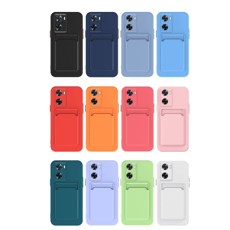 For vivo Y77 5G Global Skin Feel Card TPU Contrast Color Button Phone Case