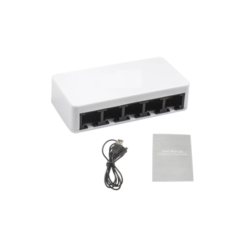 5 Ports 10/100Mbps Fast Ethernet Switch