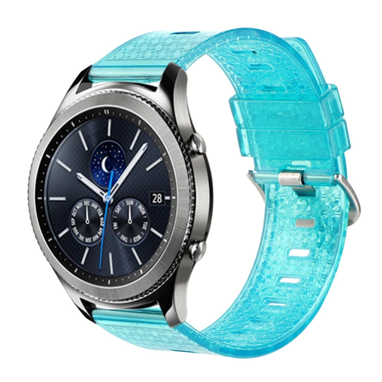 For Samsung Gear S3 Classic 22mm Transparent Shiny Diamond TPU Watch Band
