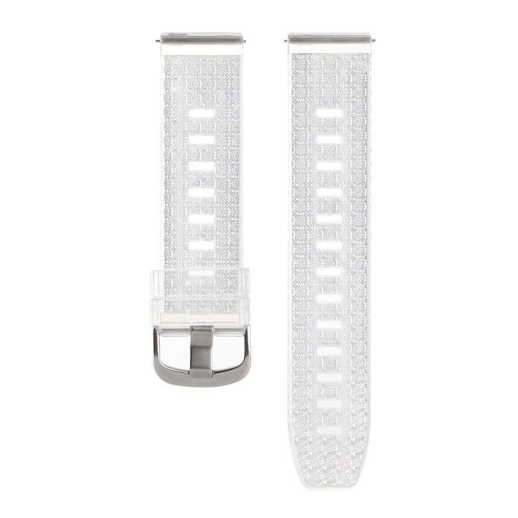 For Samsung Gear S3 Frontier 22mm Transparent Shiny Diamond TPU Watch Band