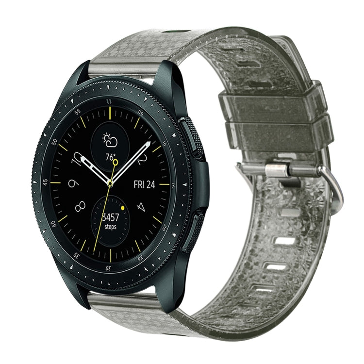 For Samsung Galaxy Watch 42mm 20mm Transparent Shiny Diamond TPU Watch Band