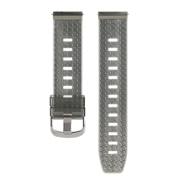 For Samsung Galaxy Watch5 Pro 20mm Transparent Shiny Diamond TPU Watch Band