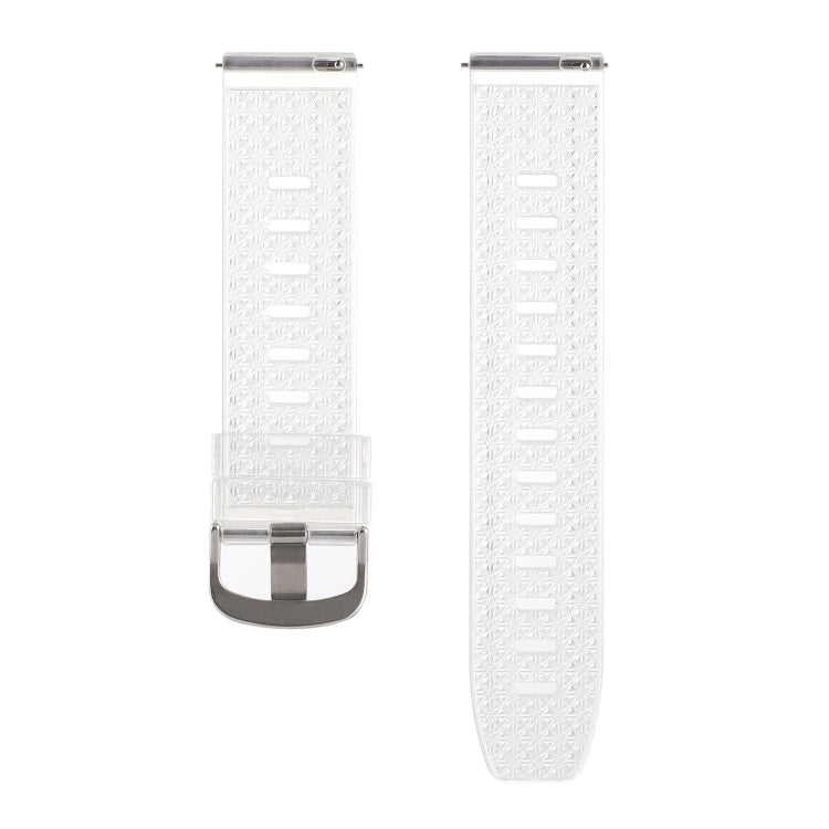 For Samsung Galaxy Watch3 41mm 20mm Transparent Shiny Diamond TPU Watch Band