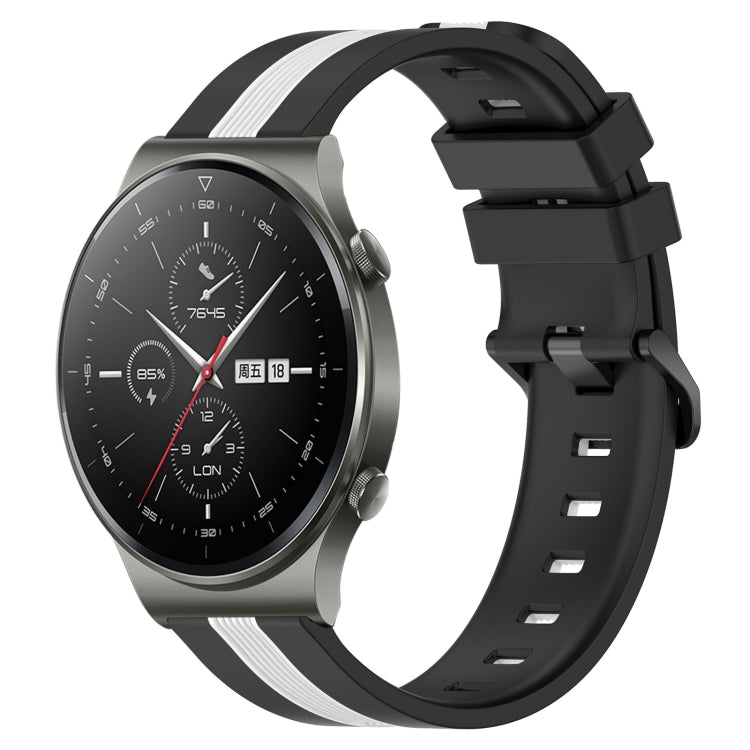 For Huawei GT2 Pro 22mm Vertical Two-Color Silicone Watch Band