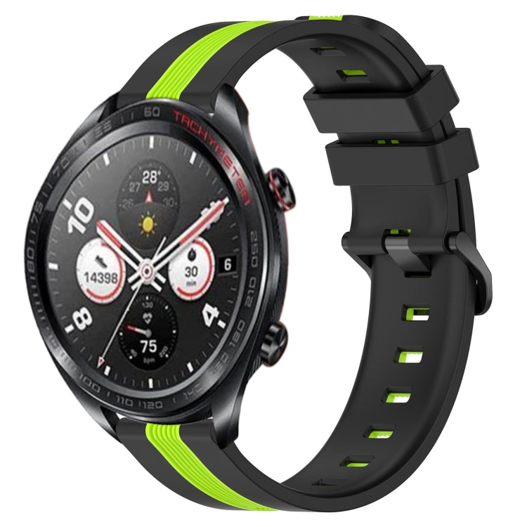 For Honor Watch Dream 22mm Vertical Two-Color Silicone Watch Band