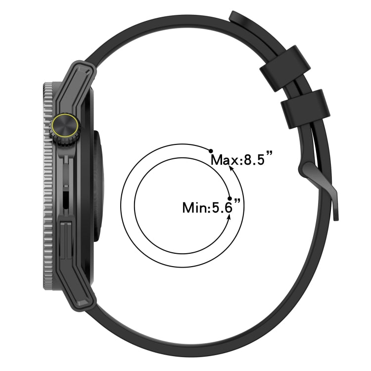 For Xiaomi MI Watch Sport 22mm Vertical Two-Color Silicone Watch Band