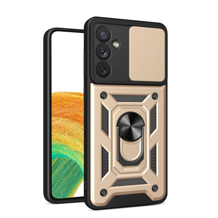 For Samsung Galaxy A34 5G Sliding Camera Cover Design Phone Case