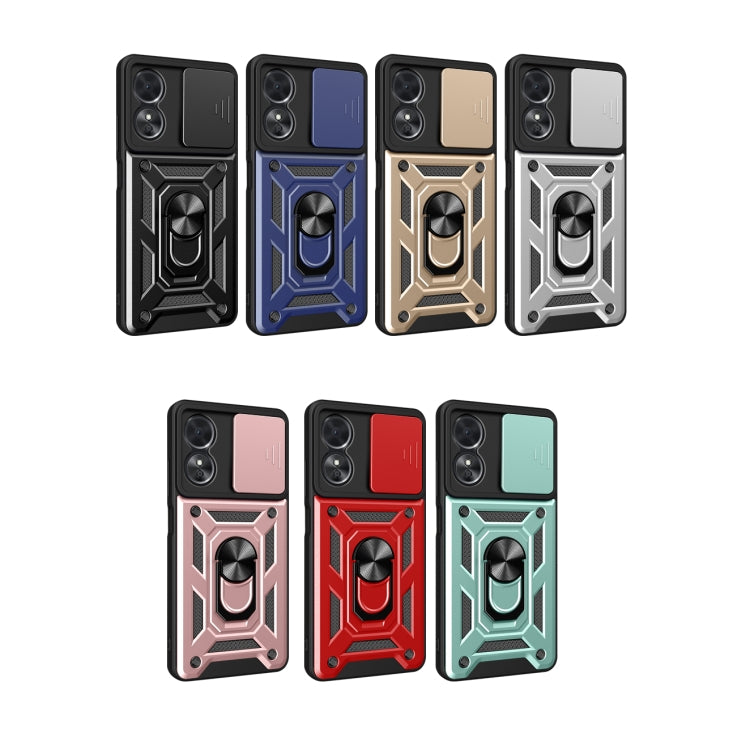 For OPPO A17 Sliding Camera Cover Design Phone Case