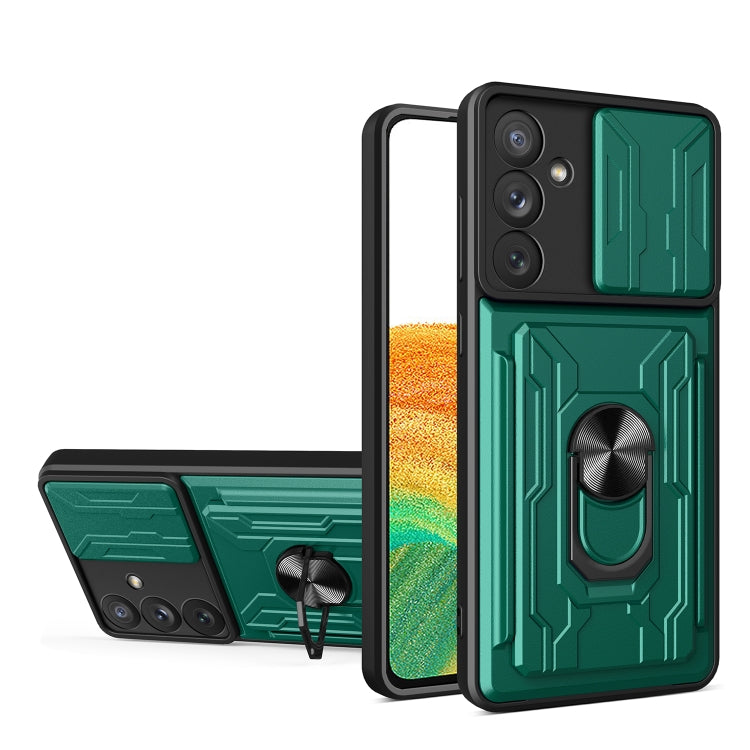 For Samsung Galaxy A34 5G Sliding Camshield Card Phone Case