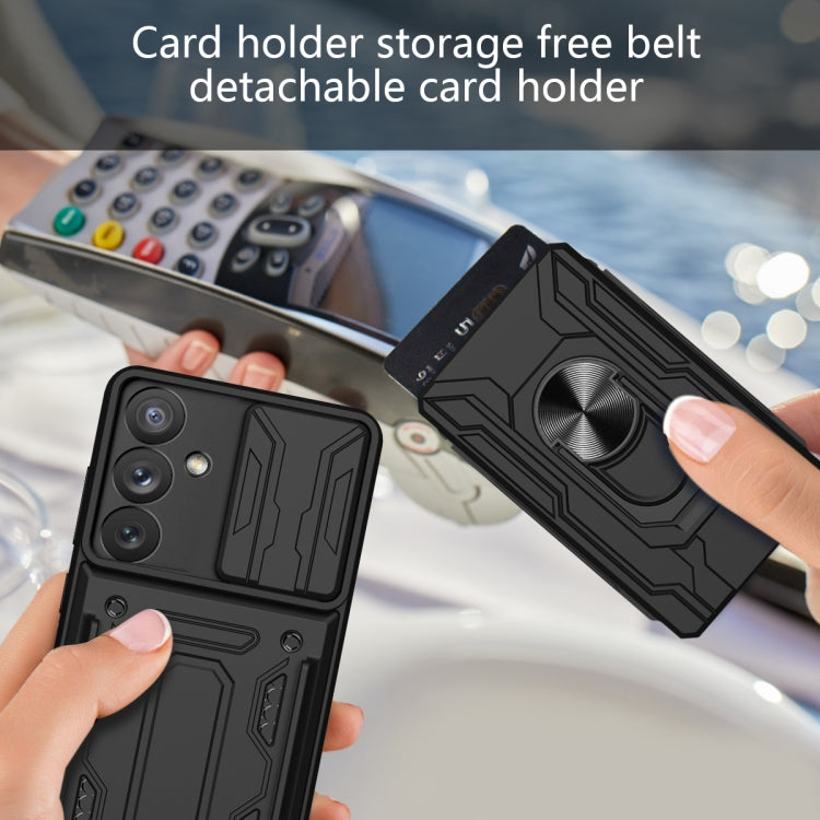 For Samsung Galaxy A34 5G Sliding Camshield Card Phone Case