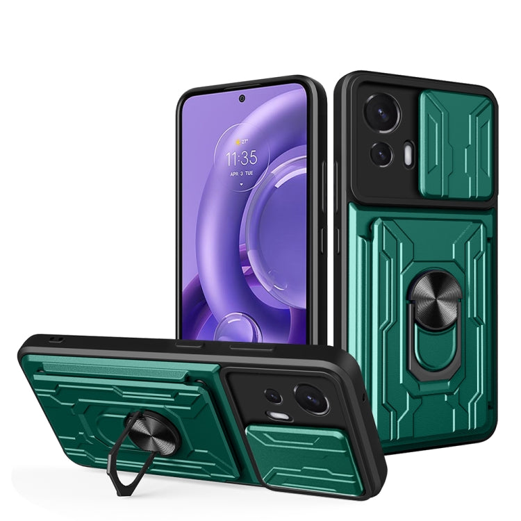 For Motorola Moto Edge 30 Neo Sliding Camshield Card Phone Case