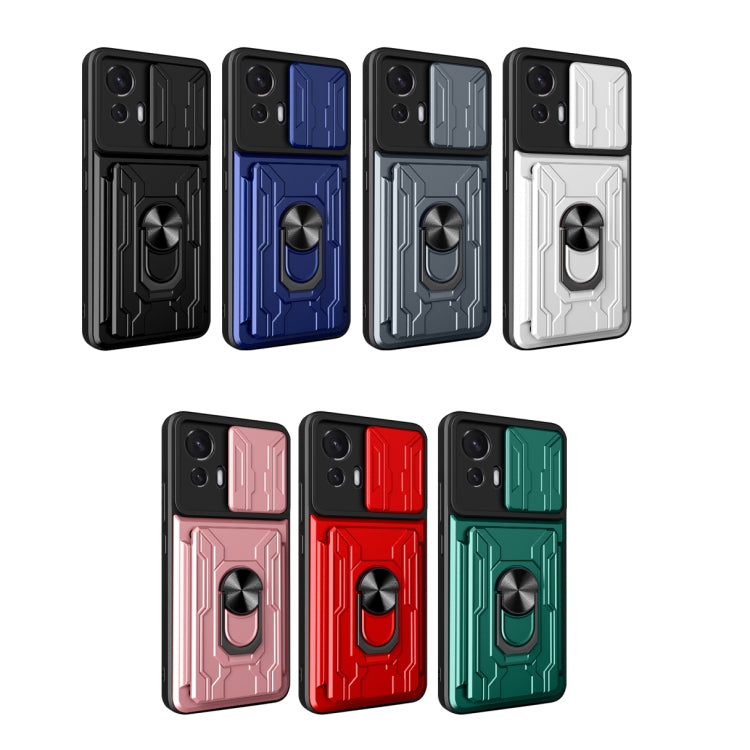 For Motorola Moto Edge 30 Neo Sliding Camshield Card Phone Case