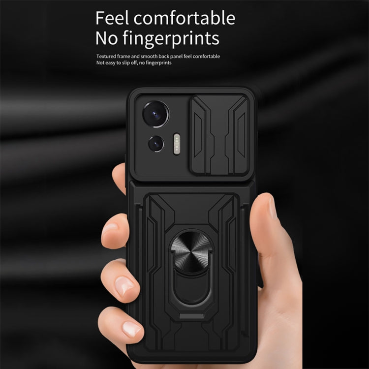 For Motorola Moto Edge 30 Neo Sliding Camshield Card Phone Case