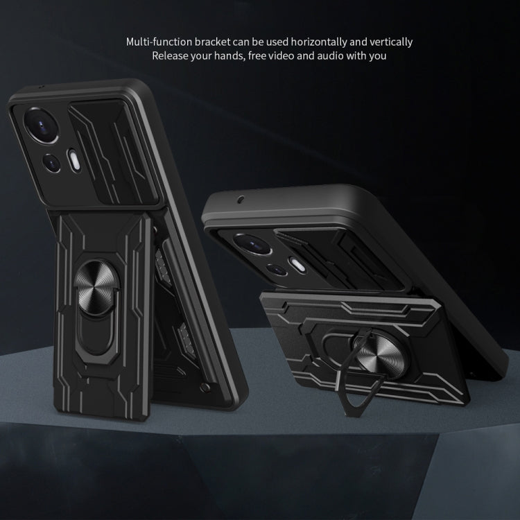 For Motorola Moto Edge 30 Neo Sliding Camshield Card Phone Case