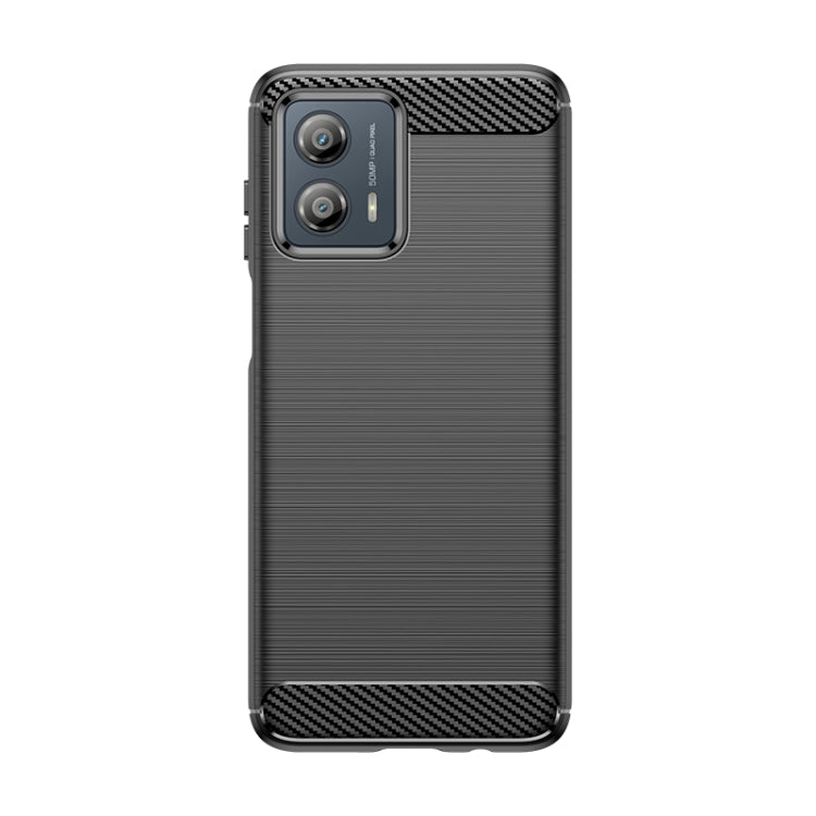 For Motorola Moto G53 5G Brushed Texture Carbon Fiber TPU Phone Case