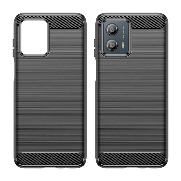 For Motorola Moto G53 5G Brushed Texture Carbon Fiber TPU Phone Case