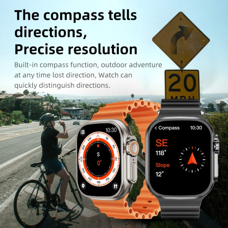 WS18 MAX ULTRA 2.03 inch Color Screen Smart Watch,Support Heart Rate Monitoring / Blood Pressure Monitoring