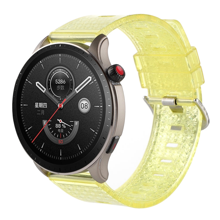 For Huawei Watch3 Pro New 22mm Transparent Shiny Diamond TPU Watch Band
