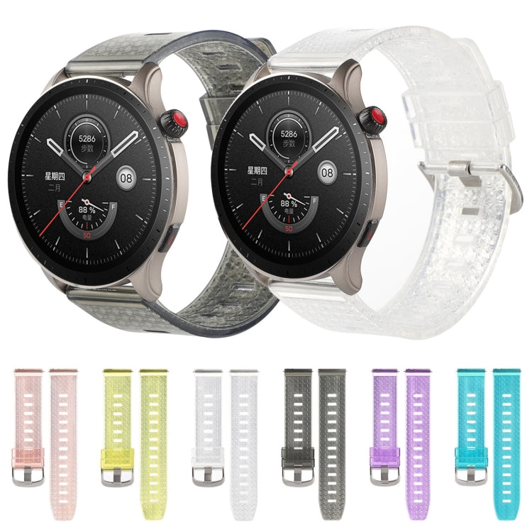 For Huawei Watch GT3 Pro 46mm 22mm Transparent Shiny Diamond TPU Watch Band