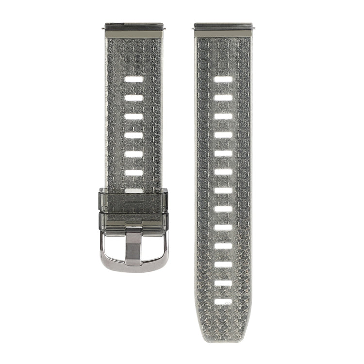 For Huawei Watch3 22mm Transparent Shiny Diamond TPU Watch Band