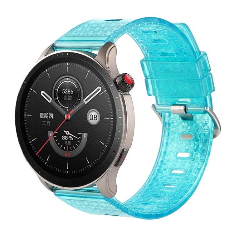 For Huawei Watch3 22mm Transparent Shiny Diamond TPU Watch Band