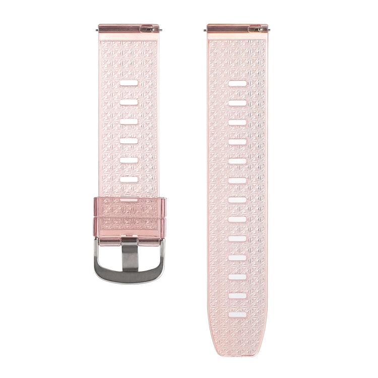 For Huawei Watch3 Pro 22mm Transparent Shiny Diamond TPU Watch Band