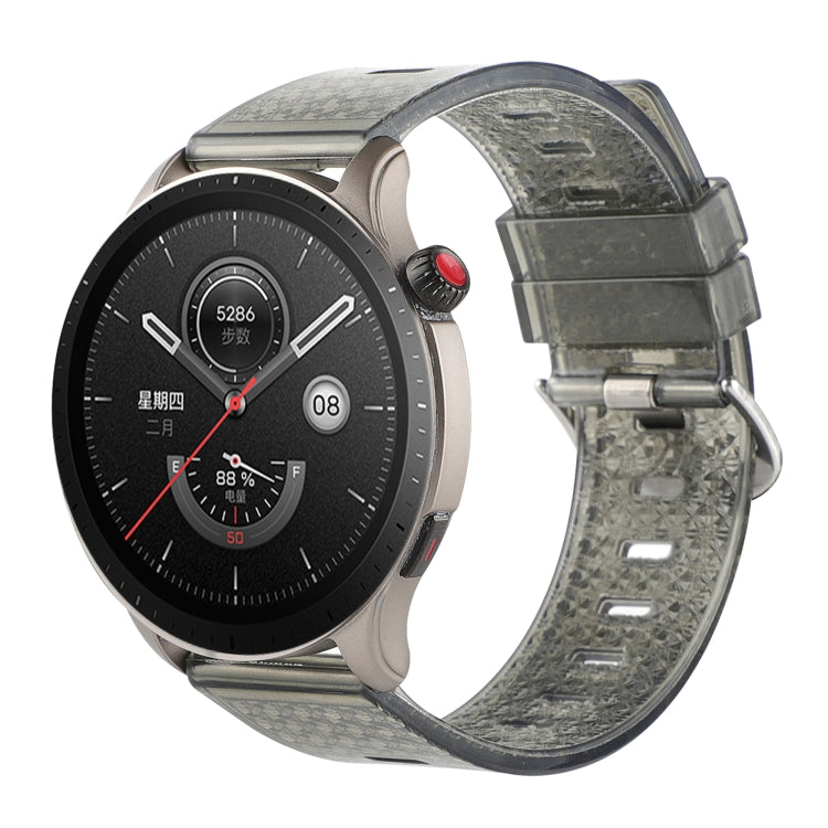 For Huawei Watch GT 2e 22mm Transparent Shiny Diamond TPU Watch Band