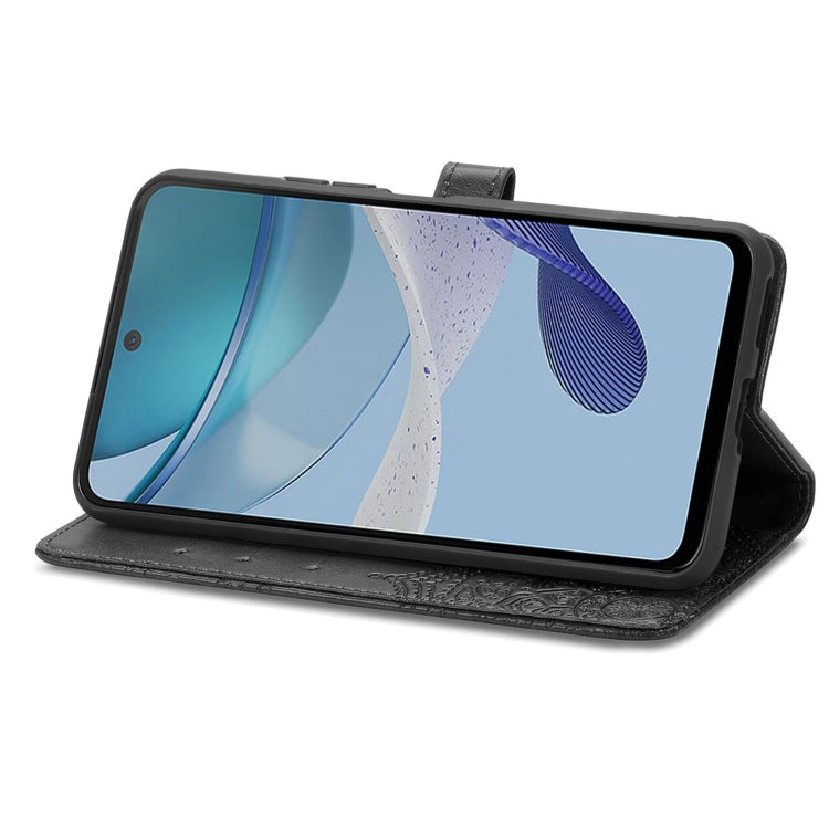 For Motorola  Moto G53 5G Mandala Flower Embossed Horizontal Flip Leather Phone Case