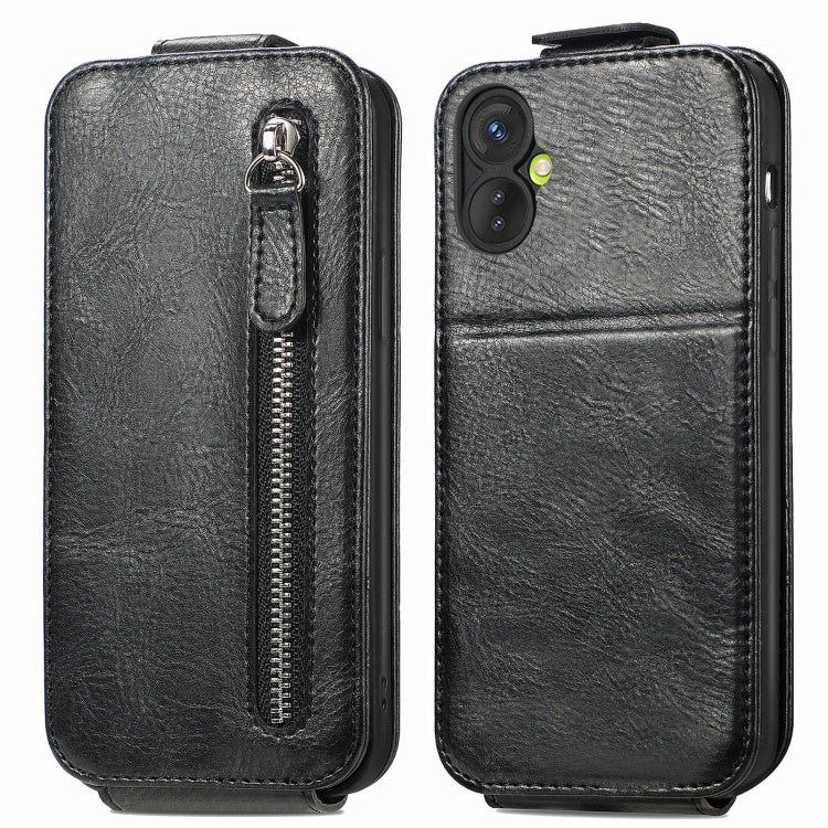 For Tecno Spark 9 Pro Zipper Wallet Vertical Flip Leather Phone Case