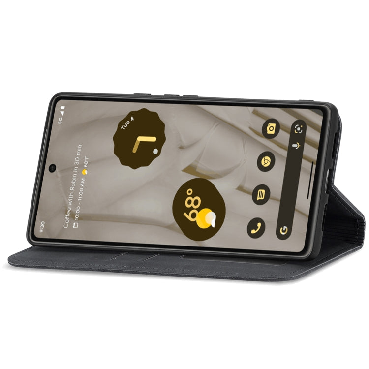 For Google Pixel 7A Retro Skin Feel Magnetic Flip Leather Phone Case