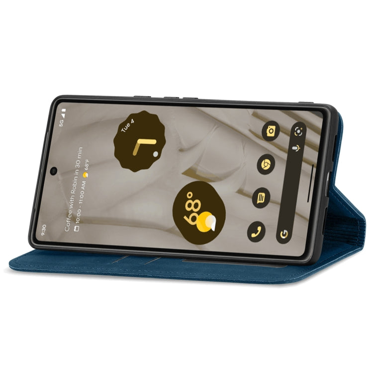 For Google Pixel 7A Retro Skin Feel Magnetic Flip Leather Phone Case