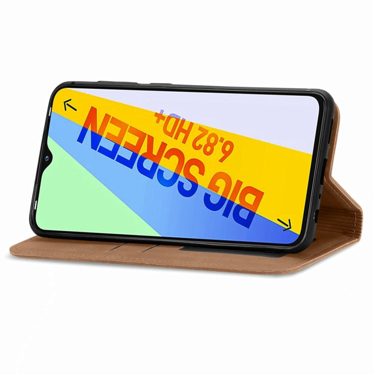 For Infinix Smart 6 Plus Retro Skin Feel Magnetic Flip Leather Phone Case