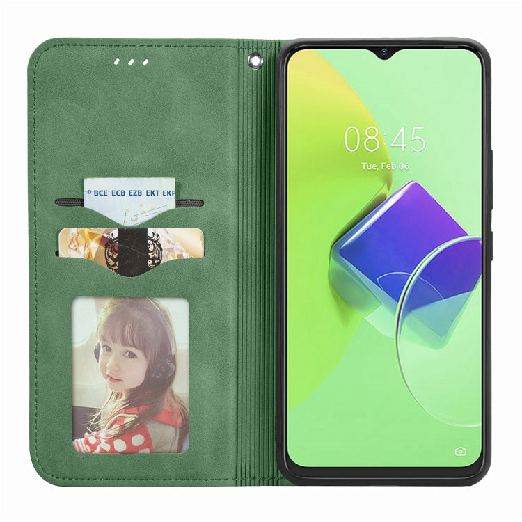 For Tecno Spark 9 Pro Retro Skin Feel Magnetic Flip Leather Phone Case